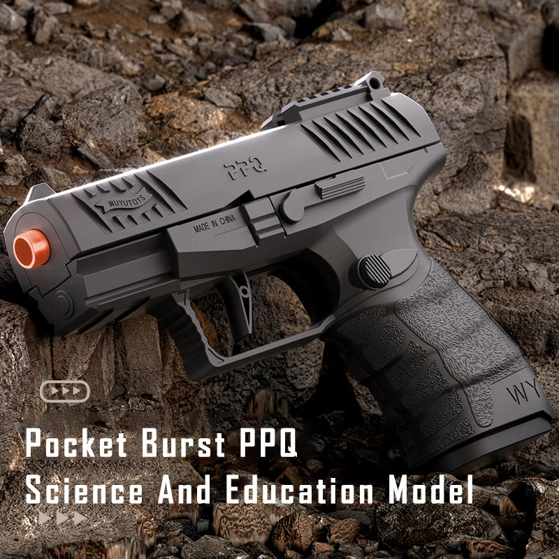 Soft Bullet Toy Pistol – Upgraded Continuous Fire