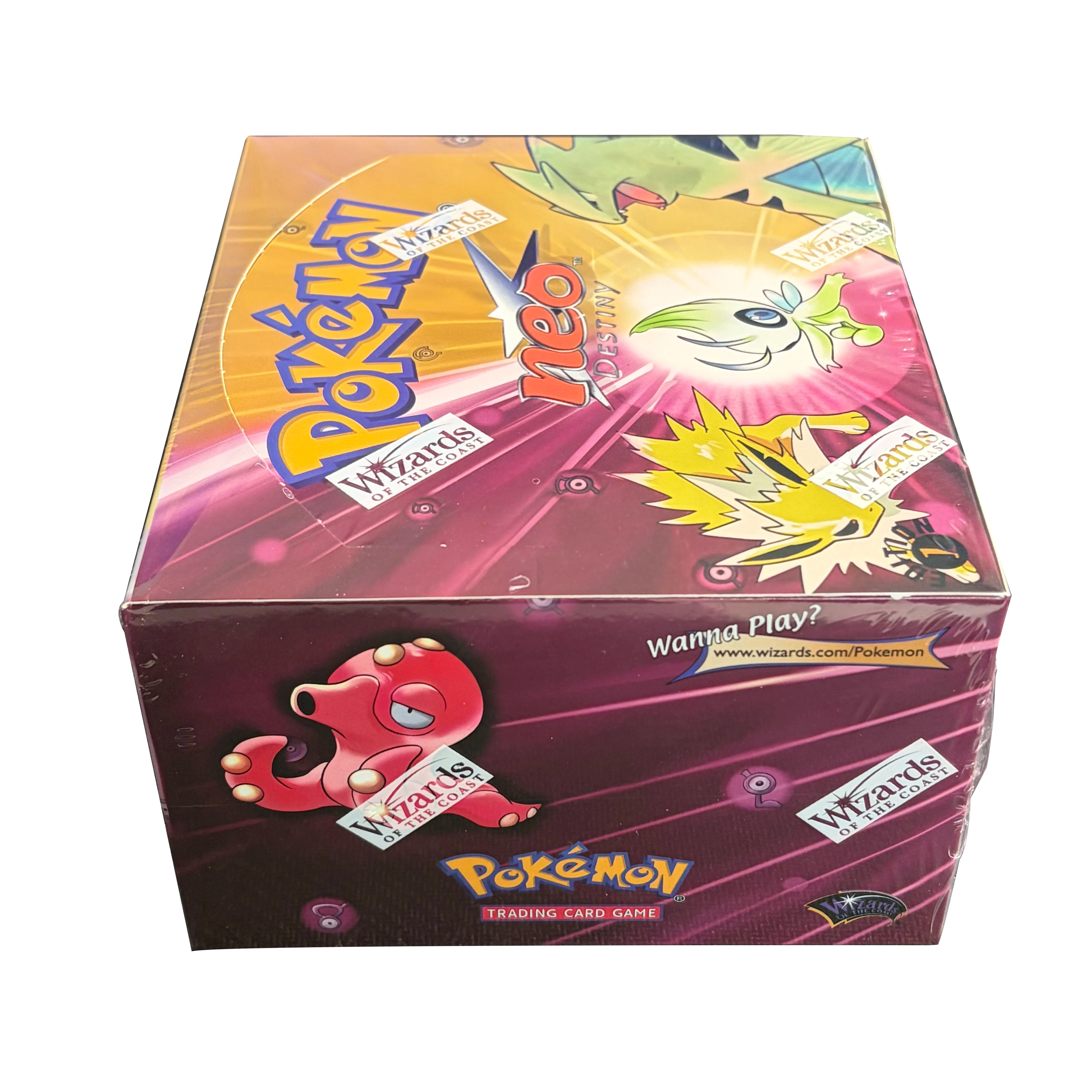 Pokémon Neo Destiny Booster Packs & Box | Togetic, Celebi, Tyranitar & More