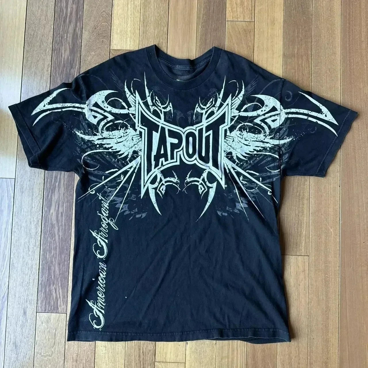 Y2K Tapout-Style Graphic Oversized T-Shirt