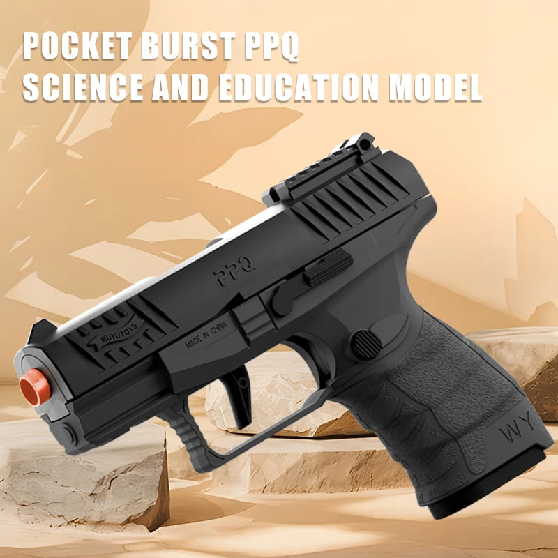 Soft Bullet Toy Pistol – Upgraded Continuous Fire