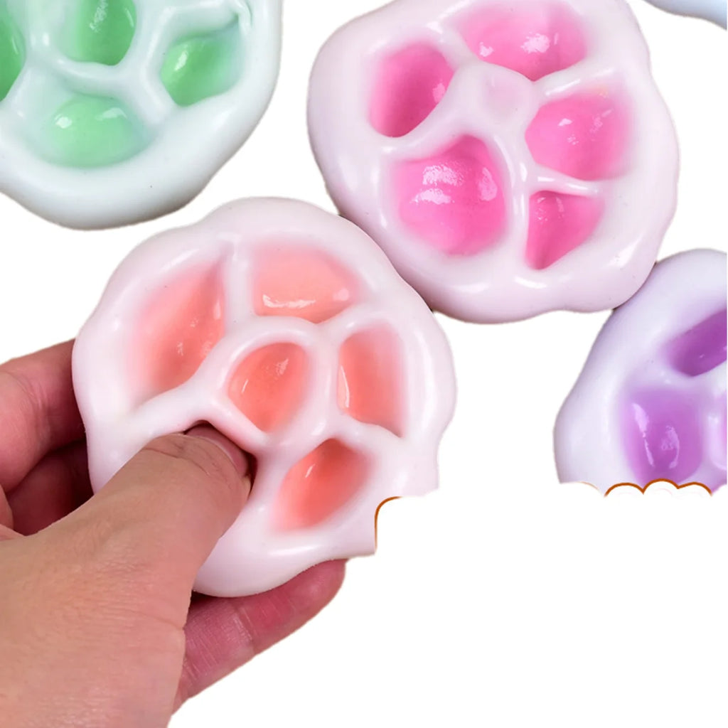 Grape Stress Ball Squishy Toy – Shapeable Sand-Filled Squeeze Ball for Stress Relief