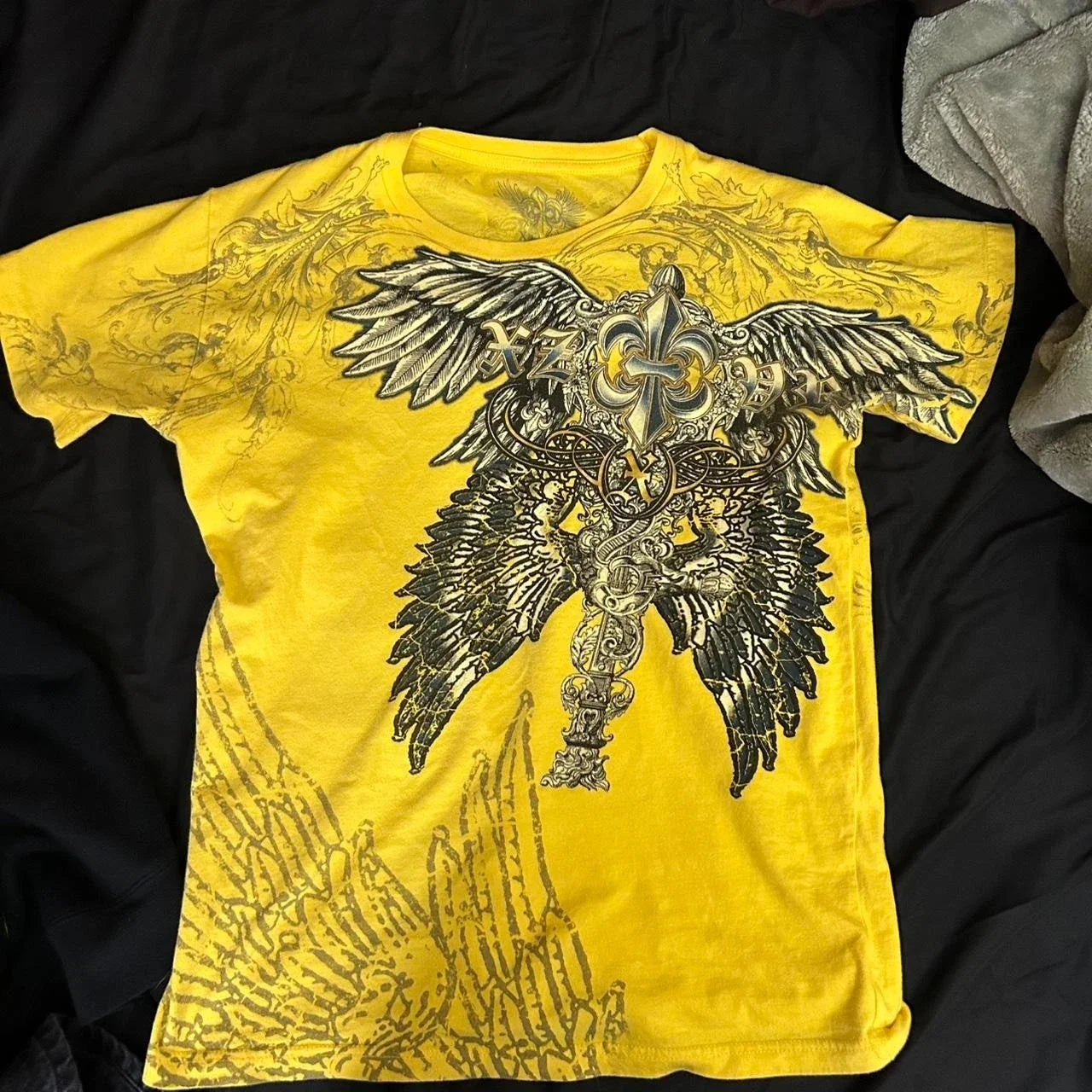 Retro Angel Wing Graphic T-Shirt