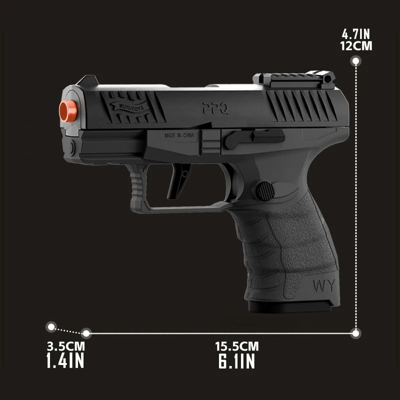 Soft Bullet Toy Pistol – Upgraded Continuous Fire