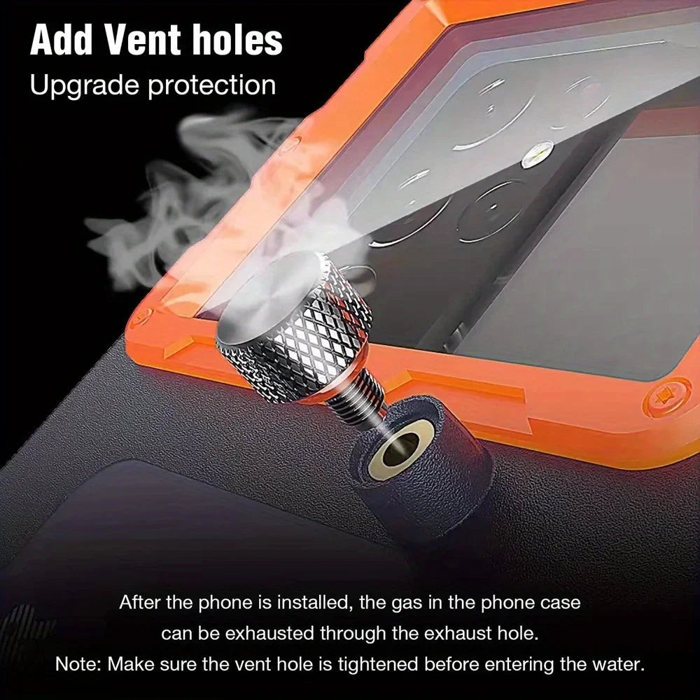 Waterproof Phone Case with Lanyard – 15m Diving Protection for iPhone & Samsung (Up to 6.9")