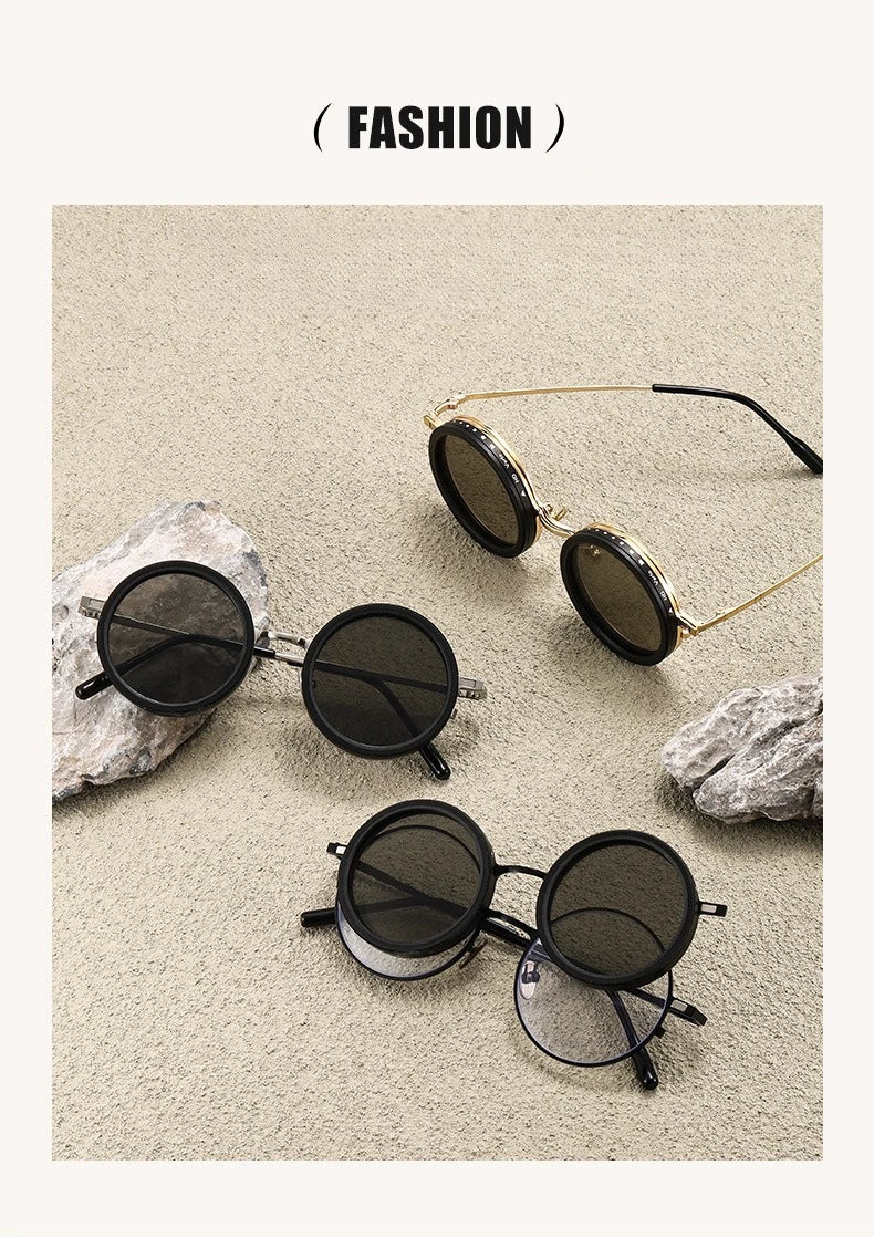 Magnetic Clip-On Polarized Sunglasses for Prescription Glasses