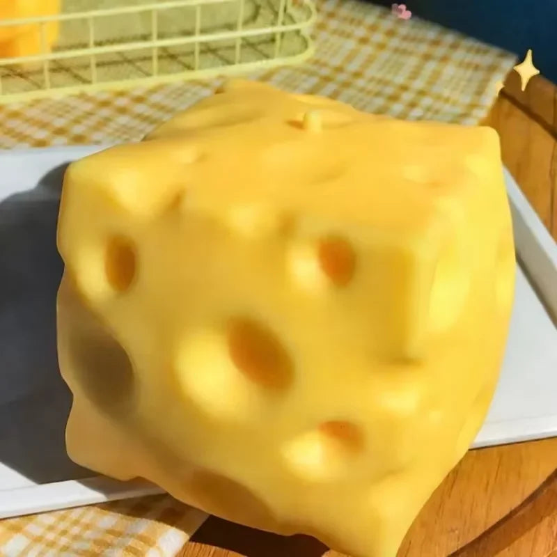 Giant Cheese Squeeze Toy