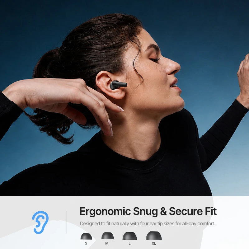 Baseus EP10 Ultra Wireless Earbuds | ANC, 65Hr Battery, 6-Mic, Bluetooth 6.0