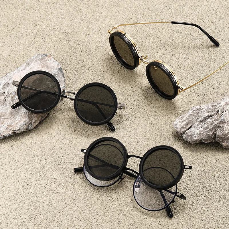Magnetic Clip-On Polarized Sunglasses for Prescription Glasses