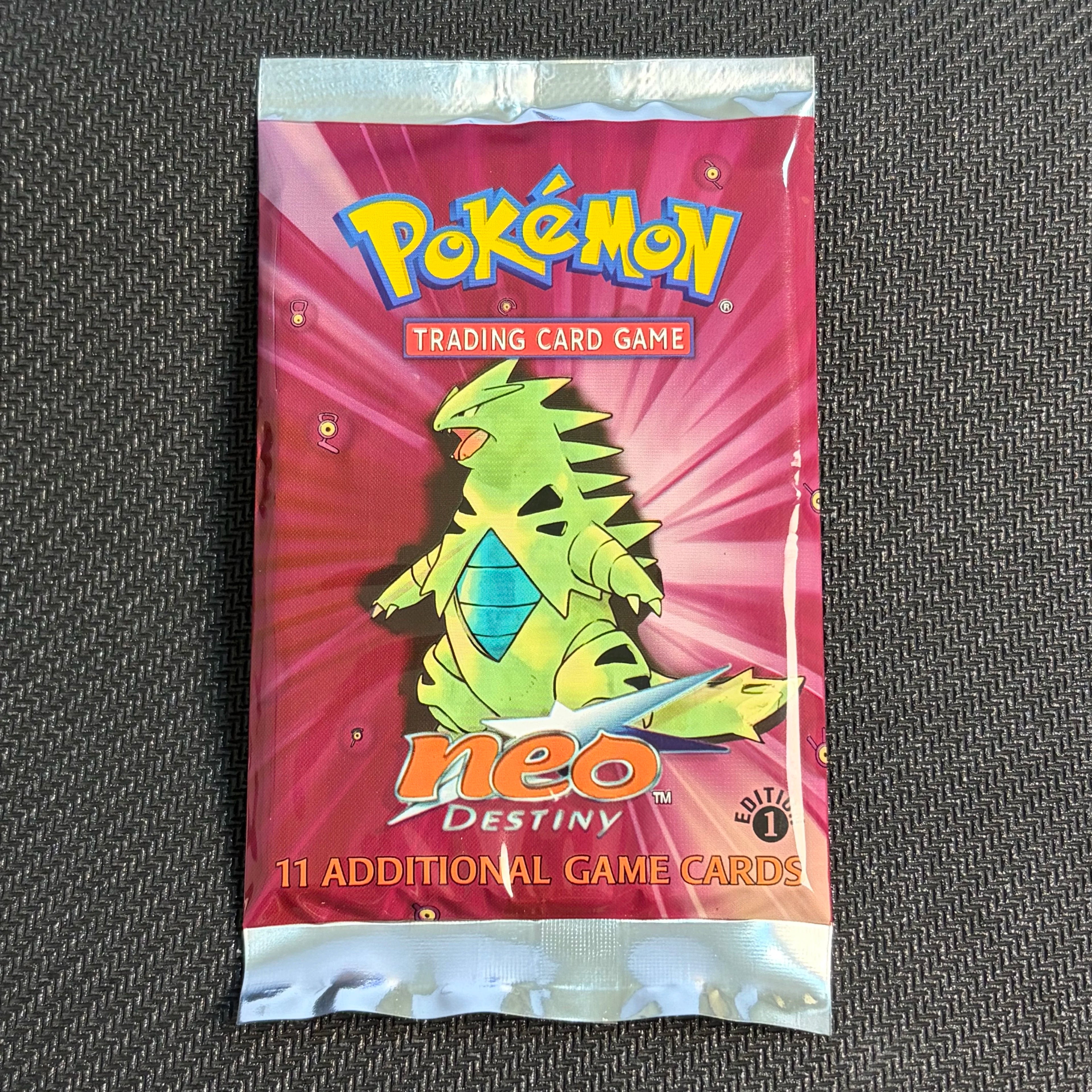 Pokémon Neo Destiny Booster Packs & Box | Togetic, Celebi, Tyranitar & More