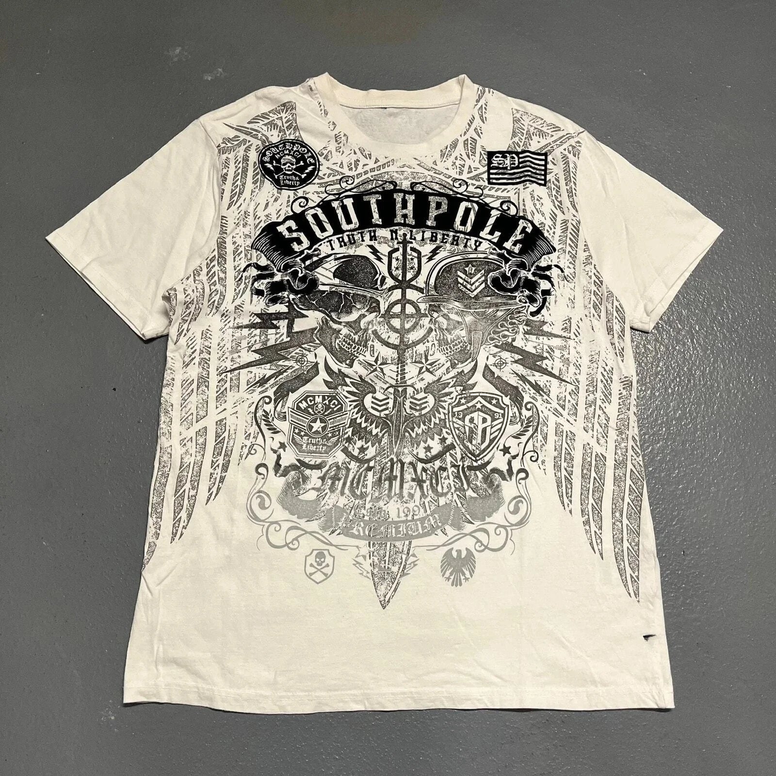 Vintage Geometric Graphic Streetwear T-Shirt