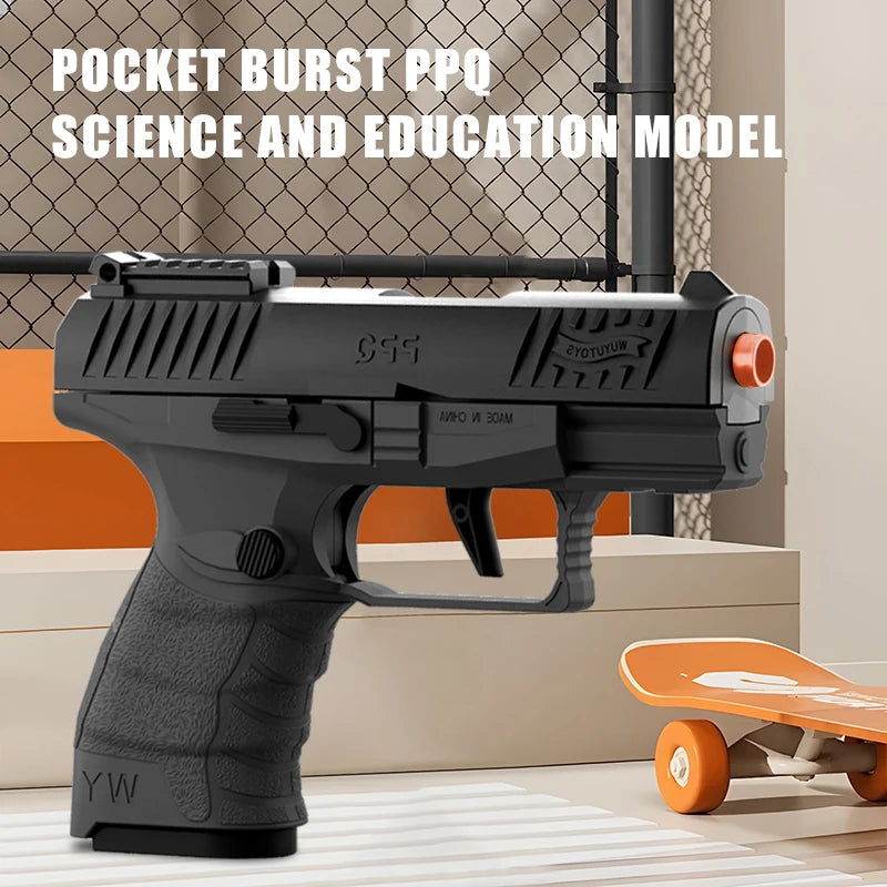 Soft Bullet Toy Pistol – Upgraded Continuous Fire
