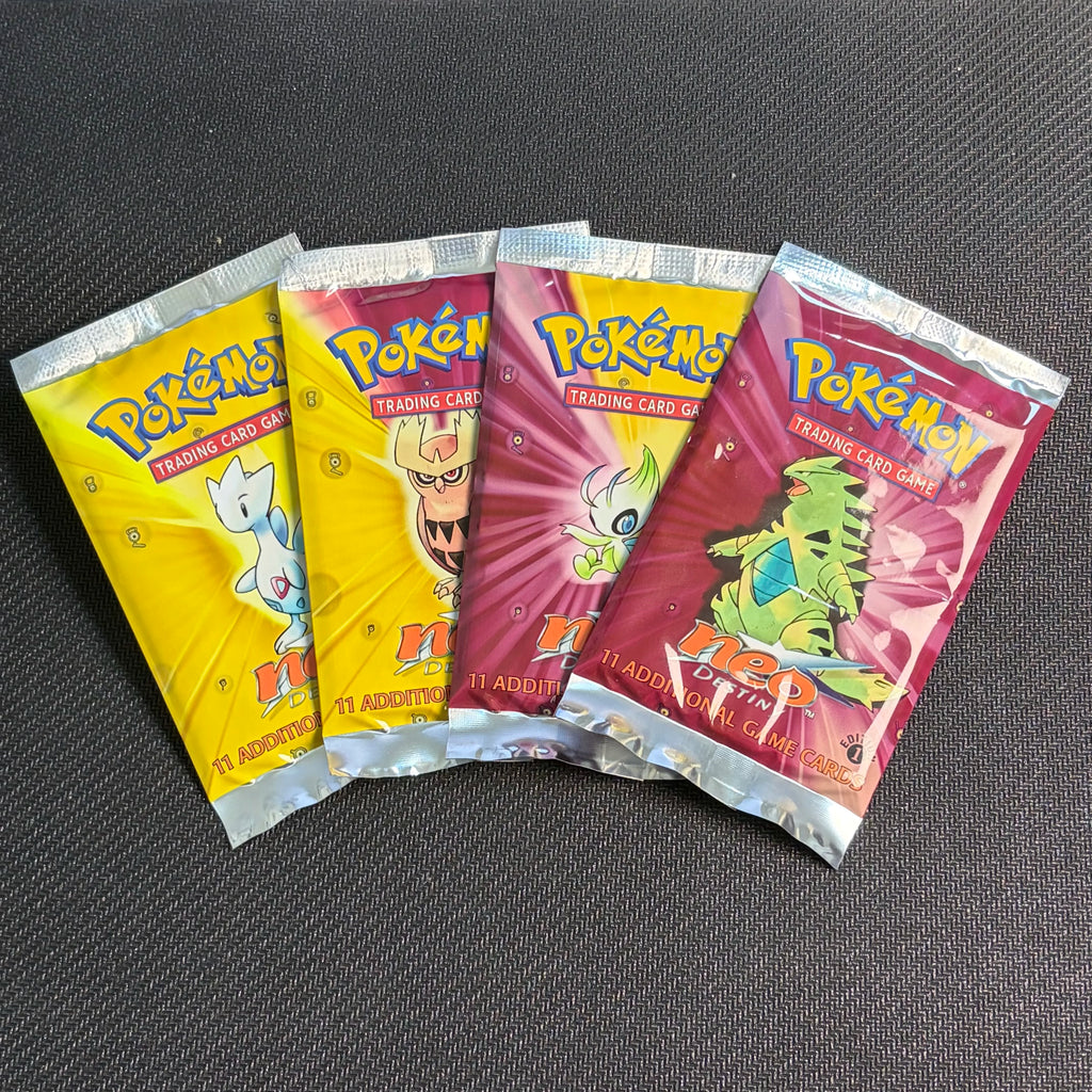 Pokémon Neo Destiny Booster Packs & Box | Togetic, Celebi, Tyranitar & More
