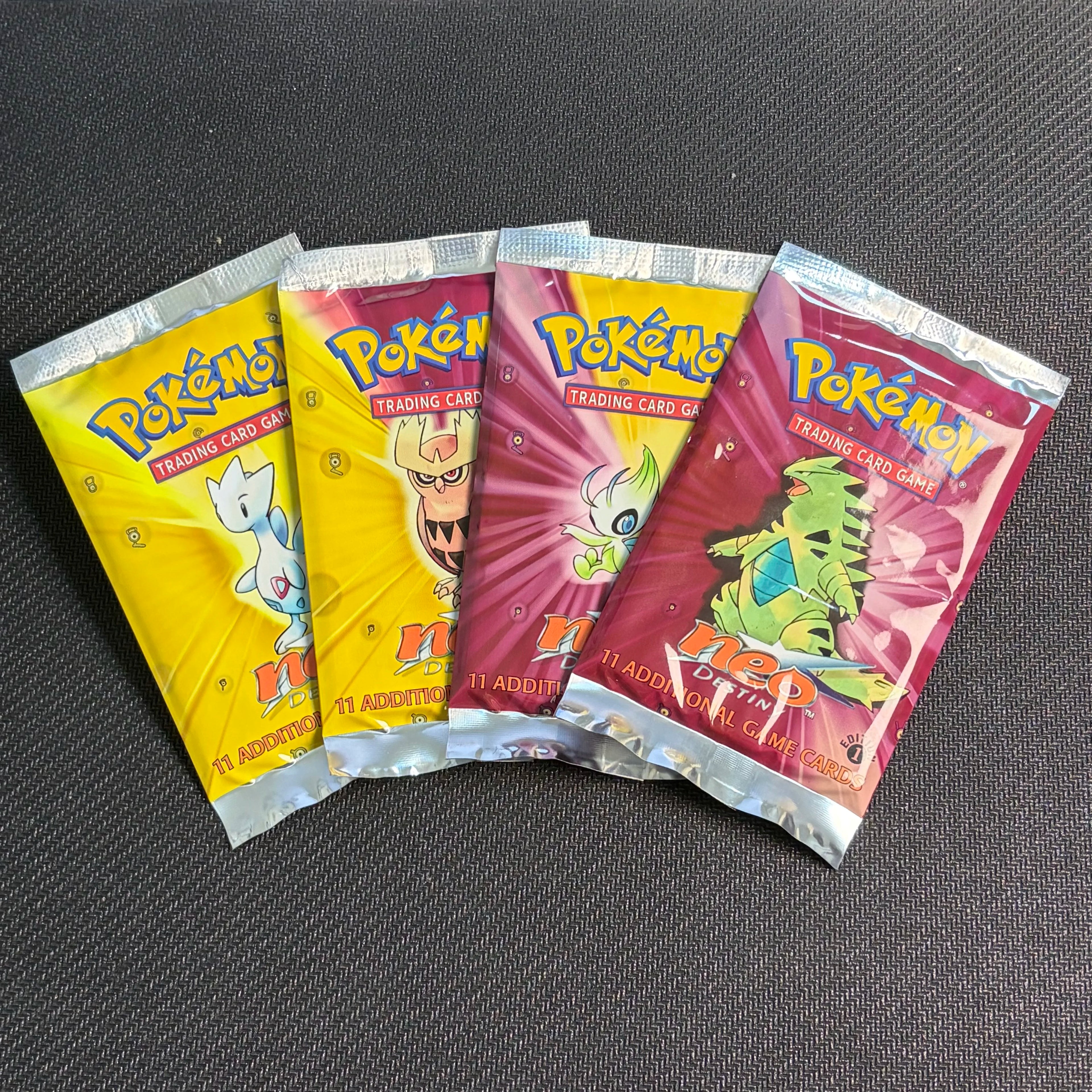 Pokémon Neo Destiny Booster Packs & Box | Togetic, Celebi, Tyranitar & More