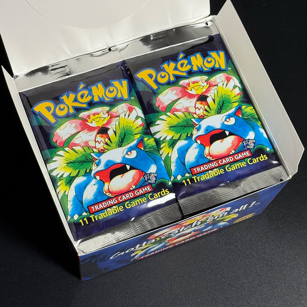 Pokémon 1st Edition Base Set Booster Packs | Charizard, Blastoise & Venusaur