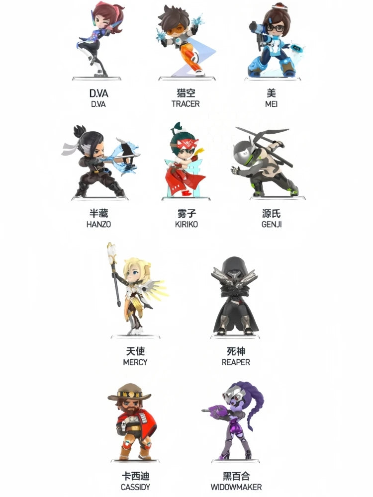POP MART Overwatch Blind Box Figure – Surprise Collectible