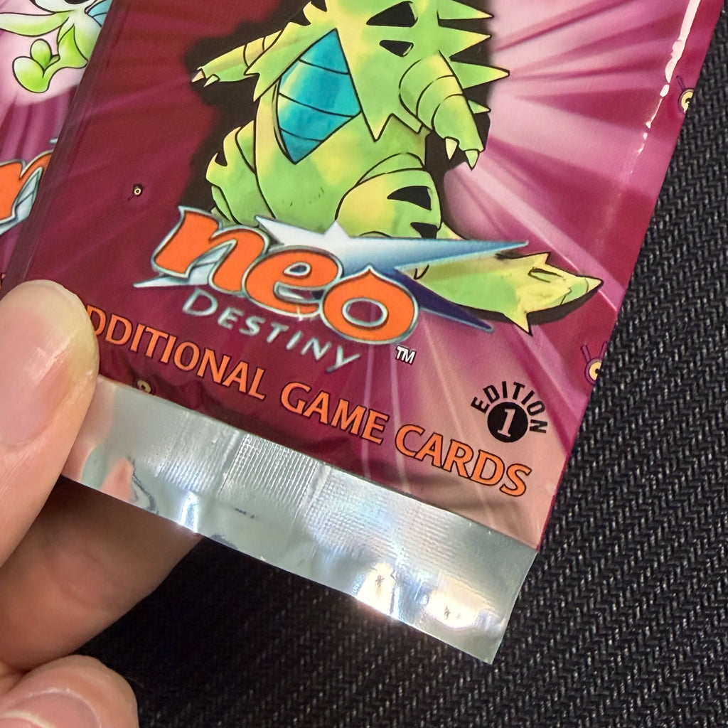 Pokémon Neo Destiny Booster Packs & Box | Togetic, Celebi, Tyranitar & More