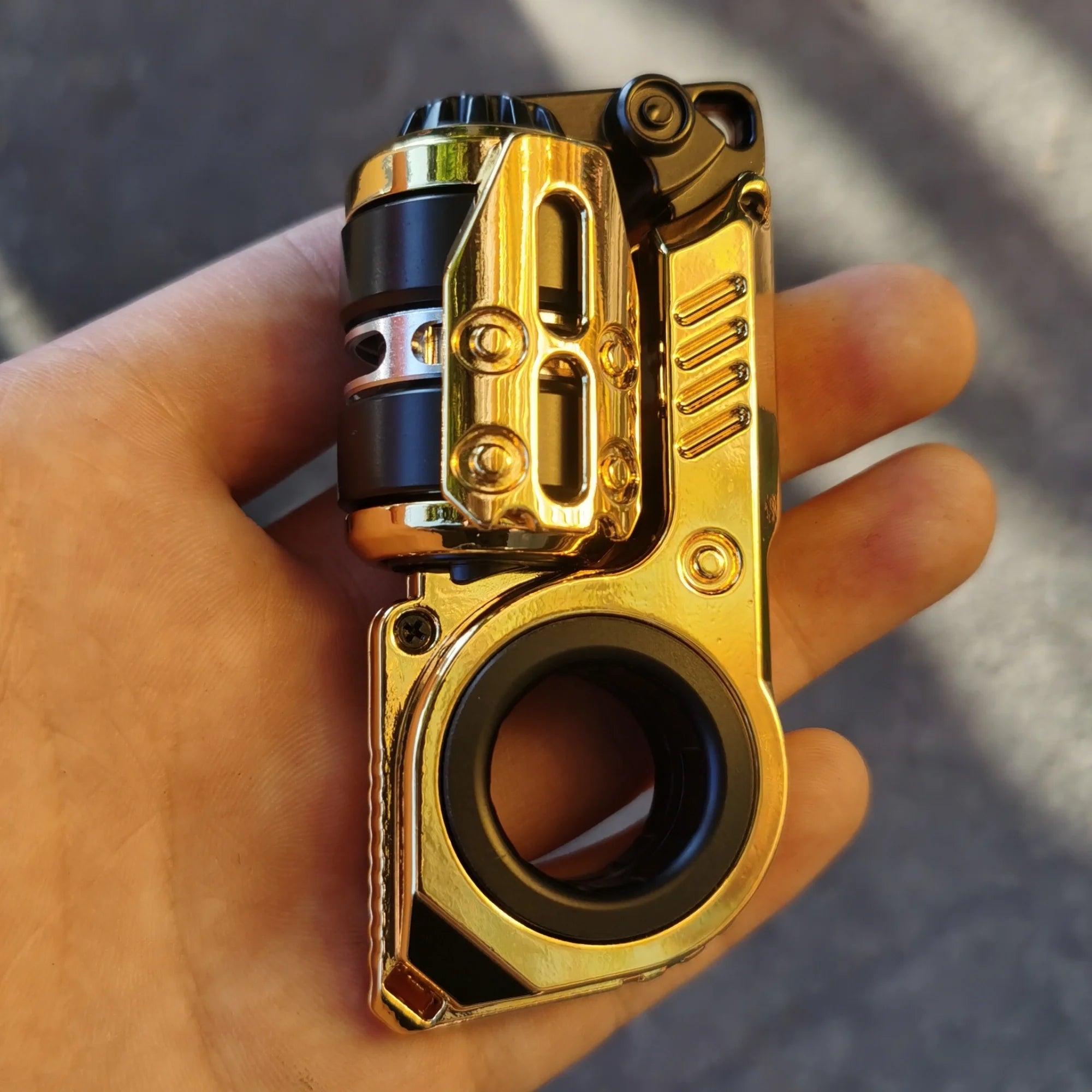 EDC Fidget Sliders Fidget Toys Tuning Fork Fidget Spinner Magnetic Push Egg Mechanical Ratchet Slider Crisp Sound