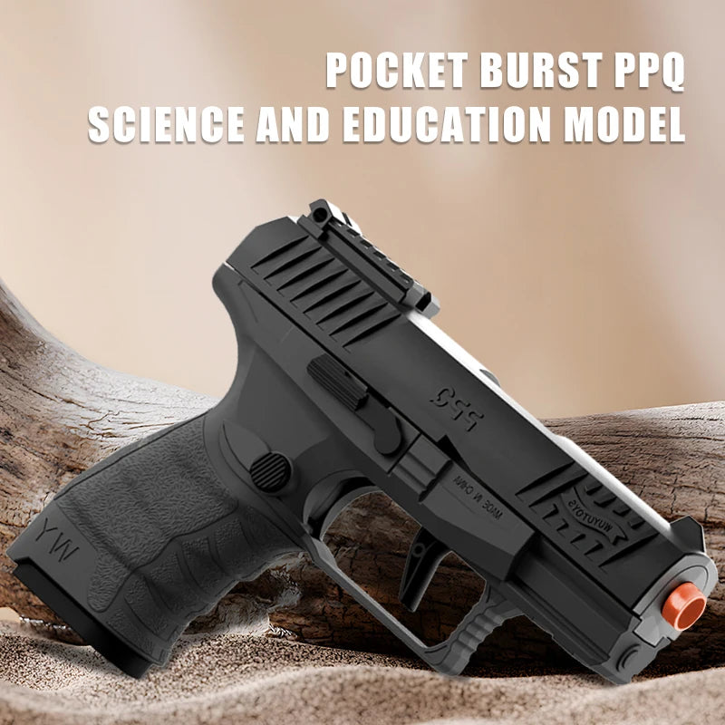 Soft Bullet Toy Pistol – Upgraded Continuous Fire