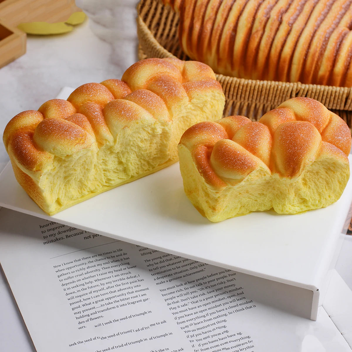 1PCS slow rebound pinch cartoon bread coconut bread decompression model props home decoration ornaments