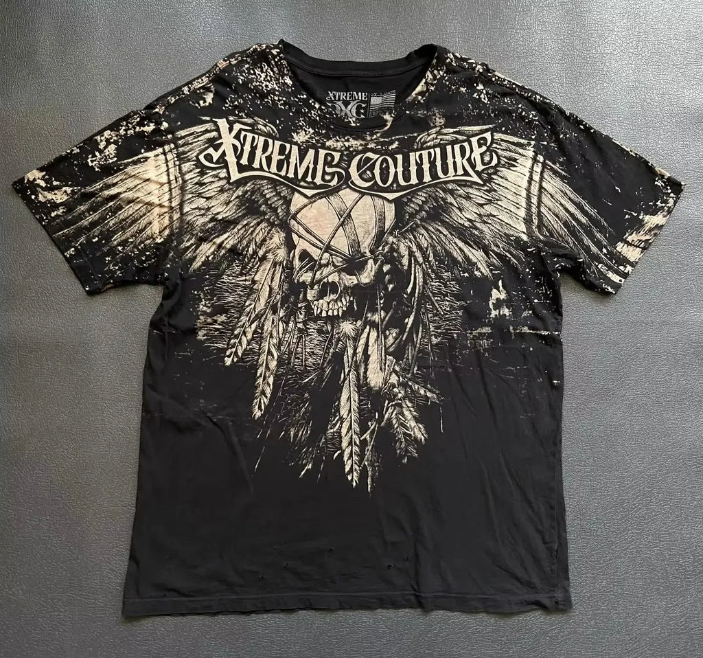 Retro Angel Wing Graphic T-Shirt