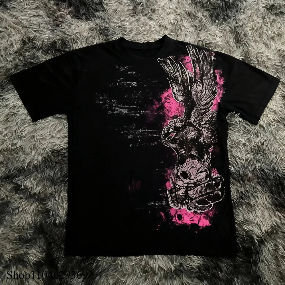Classic Y2K Gothic Oversized T-Shirt