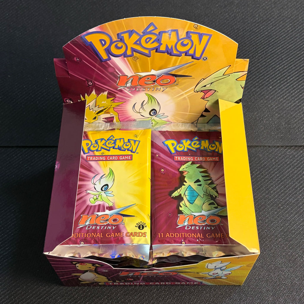 Pokémon Neo Destiny Booster Packs & Box | Togetic, Celebi, Tyranitar & More