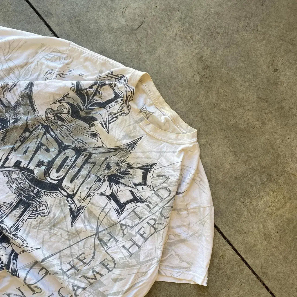 Y2K Tapout-Style Graphic Oversized T-Shirt