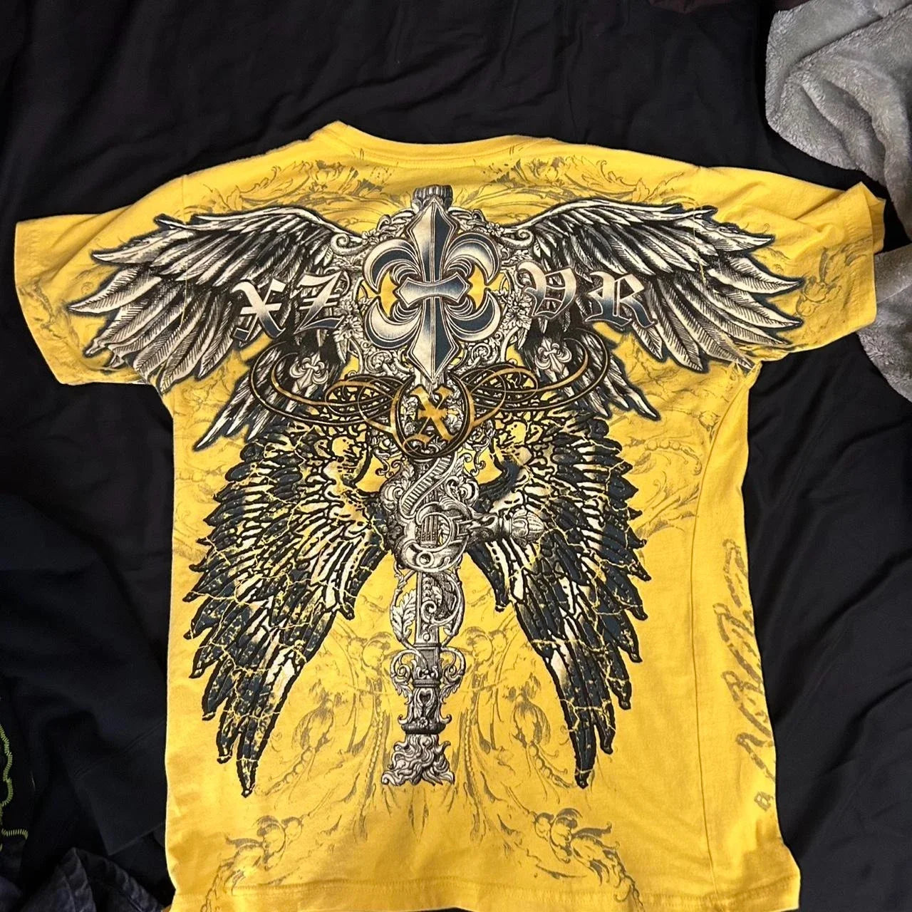 Retro Angel Wing Graphic T-Shirt