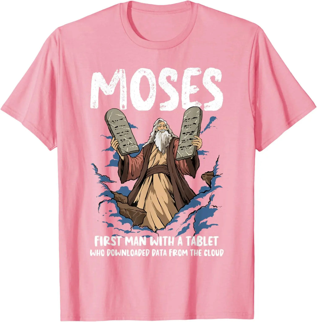 Funny Moses T-Shirt | Christian Humor Bible Graphic Tee