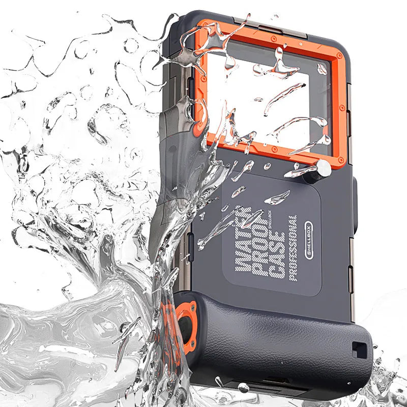 Waterproof Phone Case with Lanyard – 15m Diving Protection for iPhone & Samsung (Up to 6.9")