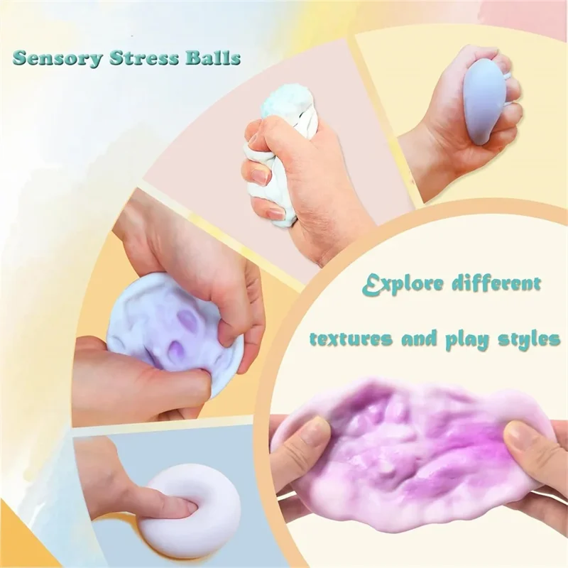 Squeezable Sensory Stress Ball | Squishy Fidget Toy