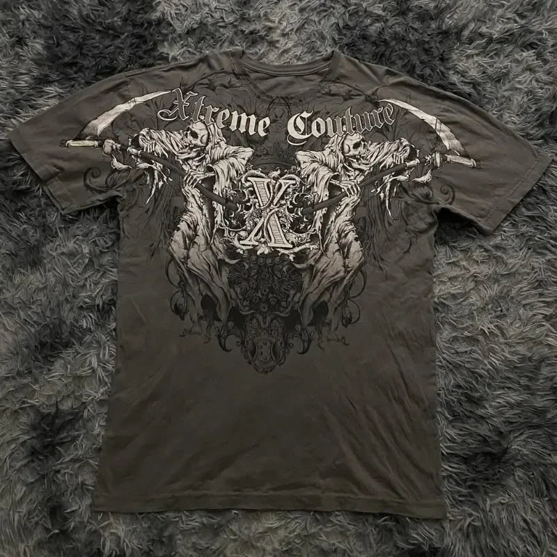 Retro Angel Wing Graphic T-Shirt