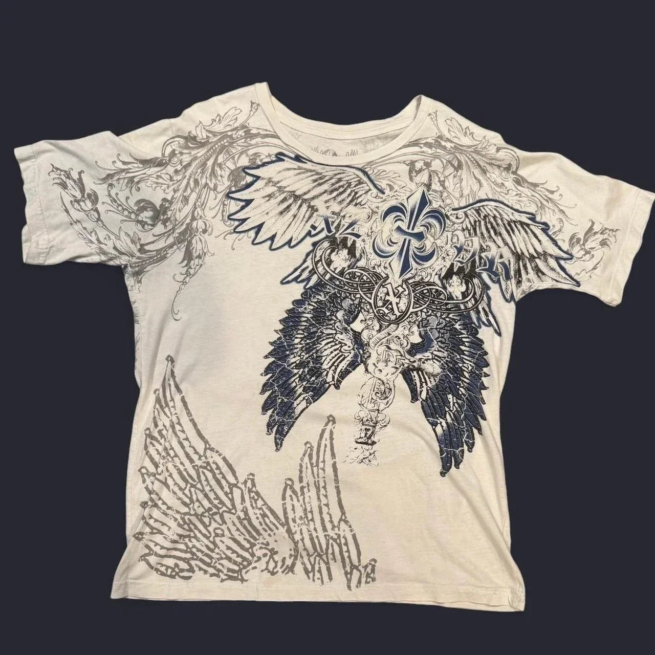Retro Angel Wing Graphic T-Shirt