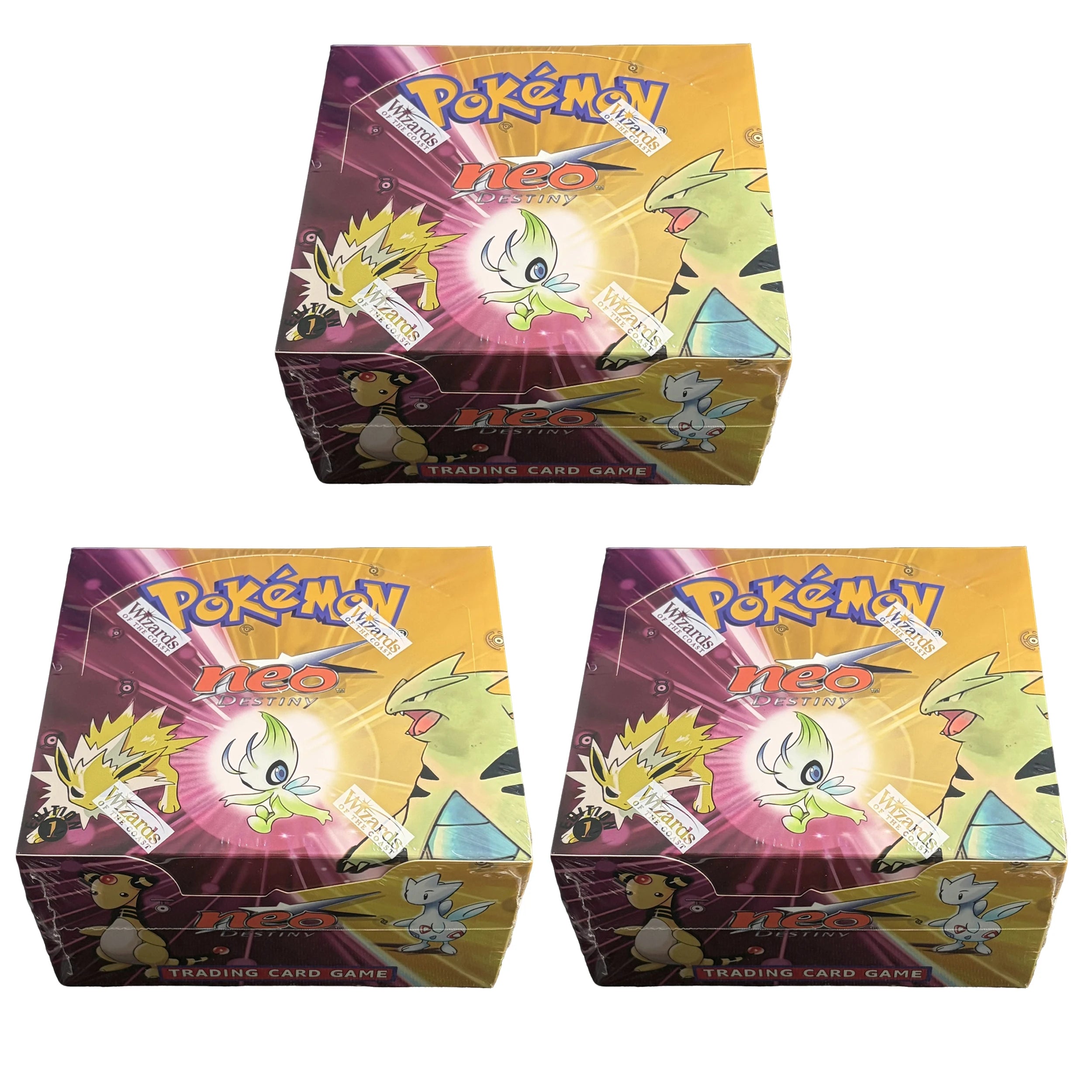 Pokémon Neo Destiny Booster Packs & Box | Togetic, Celebi, Tyranitar & More