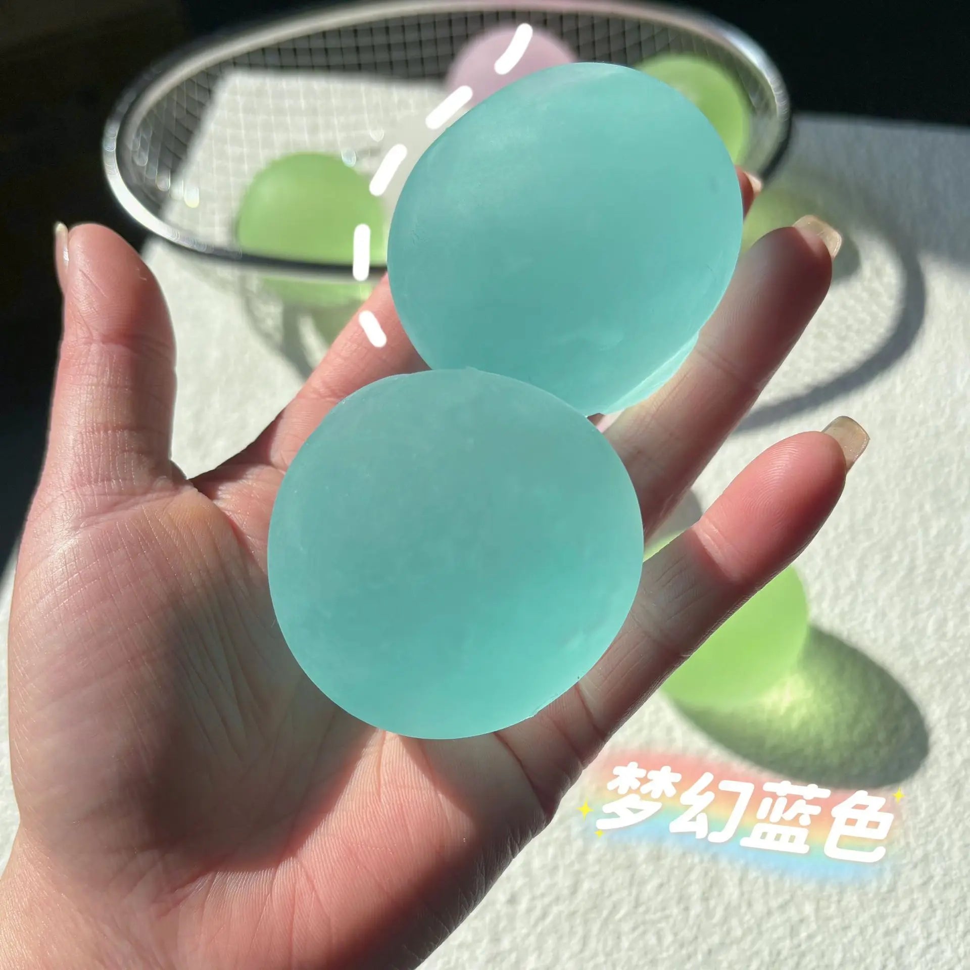 Blue Maltose Squishy Toy