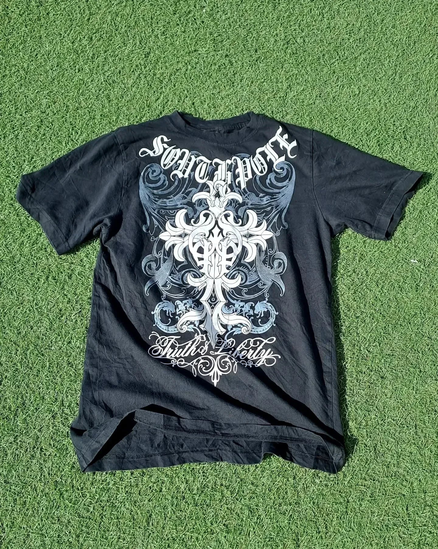 MMA ELITE Cross Skull Print Green Y2K T Shirt Men Loose Fit Streetwear Graphic Tee Oversized Glow Dark Party Ins Popularity Tops