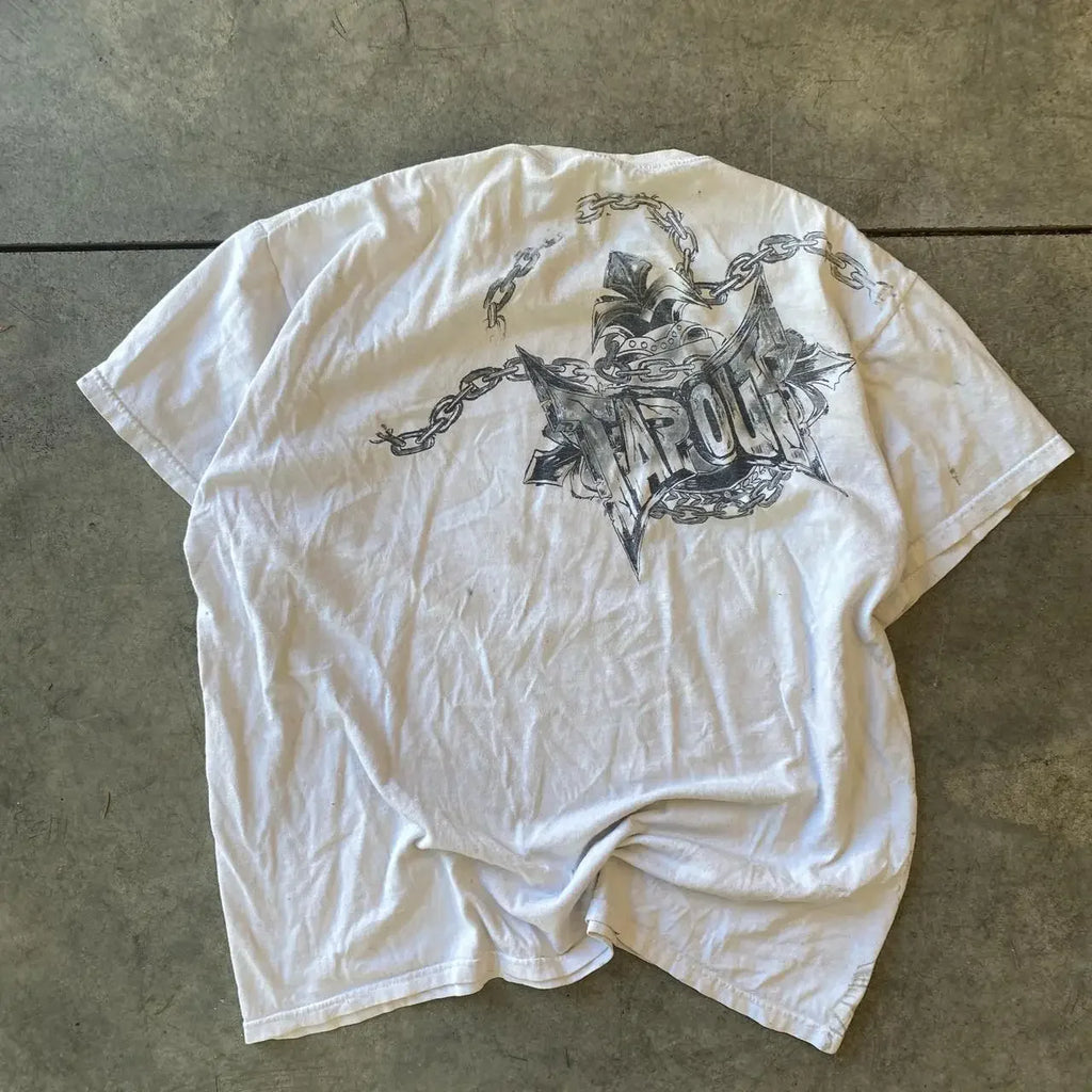 Y2K Tapout-Style Graphic Oversized T-Shirt