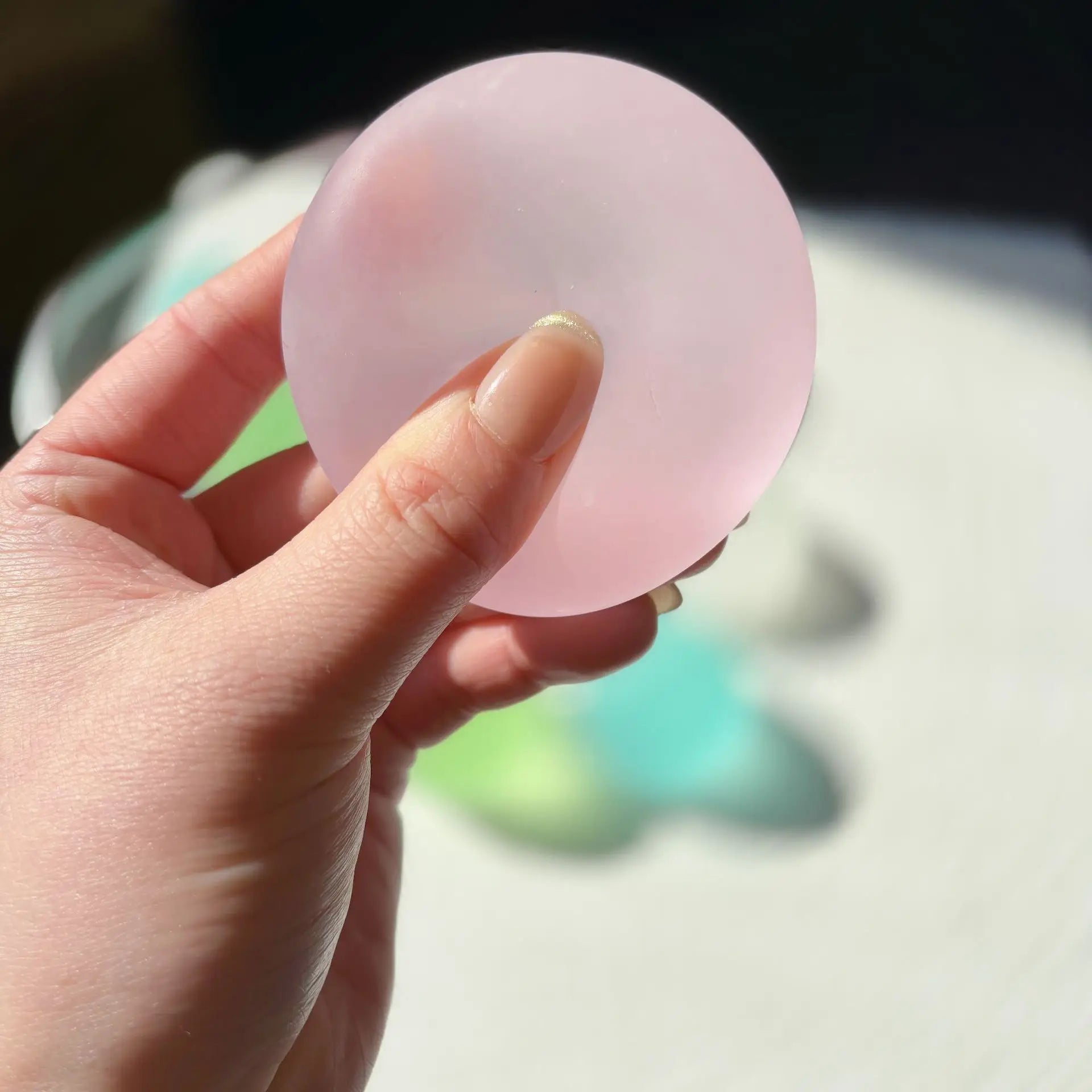 Blue Maltose Squishy Toy