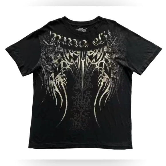 Retro Angel Wing Graphic T-Shirt