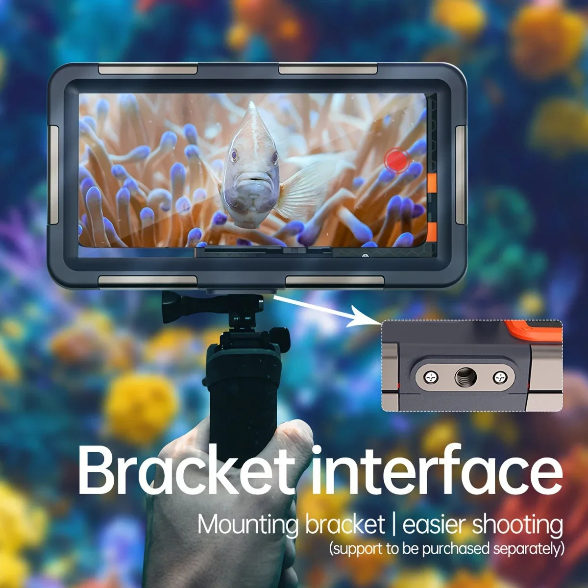 Waterproof Phone Case with Lanyard – 15m Diving Protection for iPhone & Samsung (Up to 6.9")