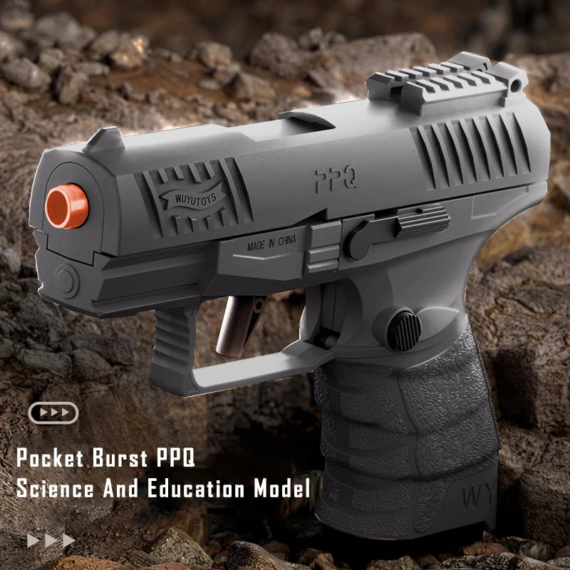 Soft Bullet Toy Pistol – Upgraded Continuous Fire