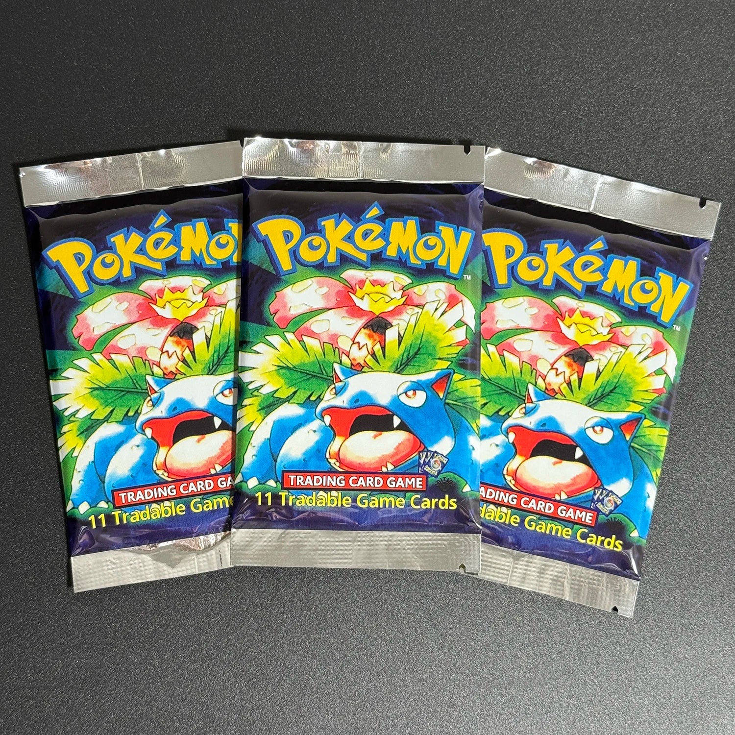Pokémon 1st Edition Base Set Booster Packs | Charizard, Blastoise & Venusaur