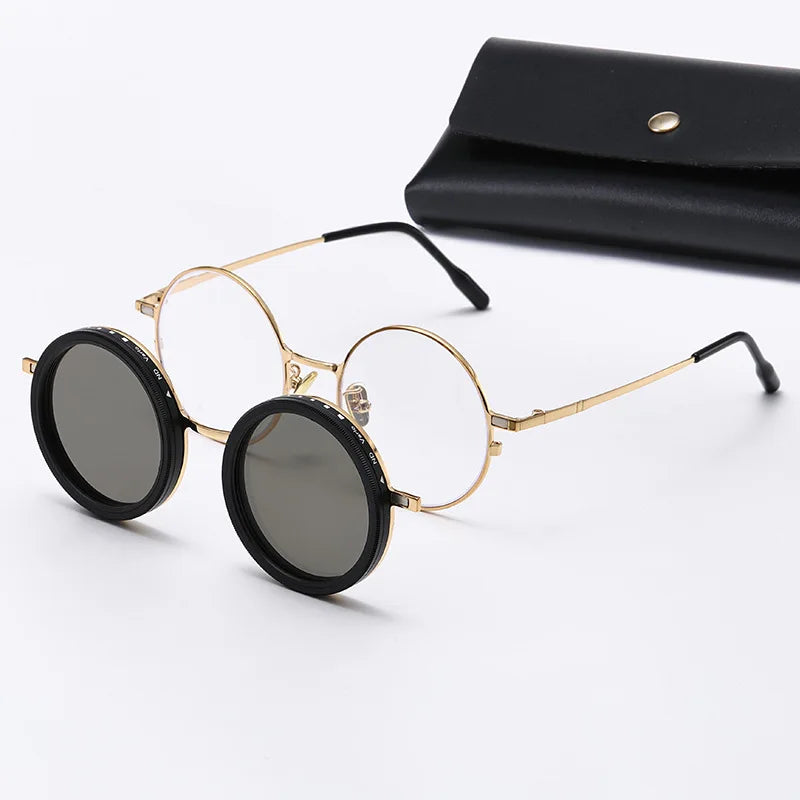 Magnetic Clip-On Polarized Sunglasses for Prescription Glasses