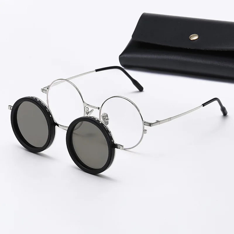 Magnetic Clip-On Polarized Sunglasses for Prescription Glasses
